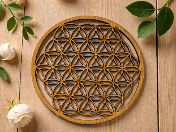 Plateau fleur de vie 